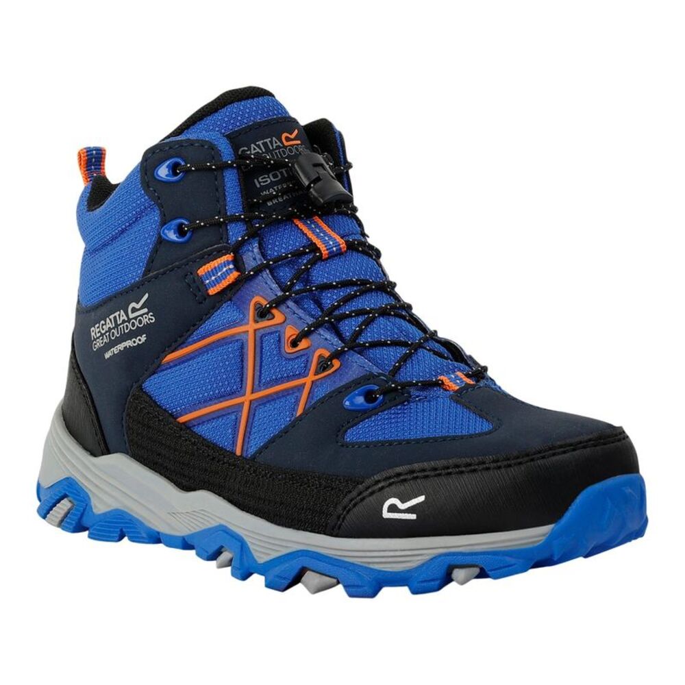 Regatta Childrens/Kids Samaris III Walking Boots / Oxford Blue/Orange
